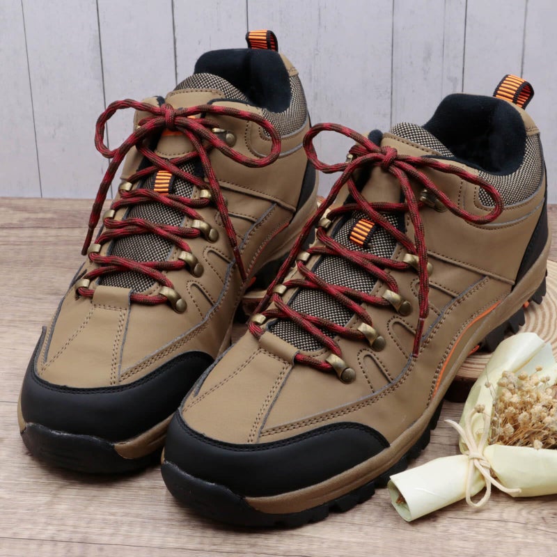 DELELE 2 Pair Round Wave Shape Non Slip Heavy Duty and Durable Outdoor Climbing Shoelaces Purple Red&Brown Hiking Shoe Laces Shoestrings-63 inch - Image 3